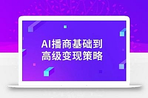 AI-播商基础到高级变现策略。通过详细拆解和讲解,实现商业变现。