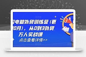 AI闪电做外贸训练营(更新25年4月),从0到3外贸万人实战课