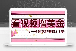 国外无脑看直播撸美金项目,多账号操作,可收益放大,每分钟最高赚取2.8美元!
