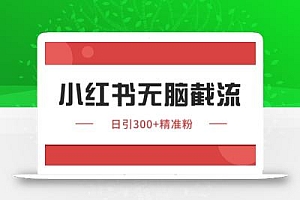 小红书截流同行客源,独家野路子获客玩法 日引200+暴力获客【揭秘】