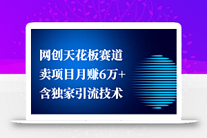 网创天花板赛道,卖项目月赚6万+,含独家引流技术(共26节课)
