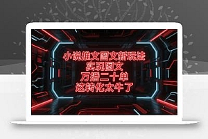 小说推文图文新玩法,实况图文,万播二十单,这转化太牛了!