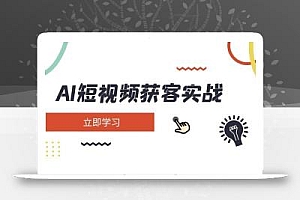 AI短视频获客实战:涵盖矩阵营销、搭建、定位、素材拍摄、起号、变现等