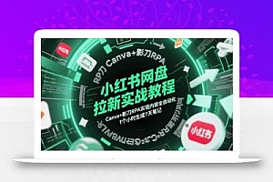 小红书网盘拉新实战教程,Canva+影刀RPA实现内容全自动化,1个小时生成7天笔记
