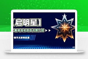 【启明星】33个挂机搬砖项目详细介绍,新手网创看这个就够了。