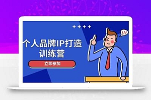 个人品牌IP打造训练营,打造人设吸粉话术,日增精准粉,玩转社群变现技巧