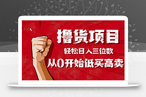 手把手教你撸货,从0开始低买高卖,小白轻松实现日入三位数!!!