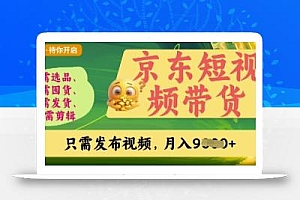 京东短视频带货,开启零门槛躺Z新时代【揭秘】