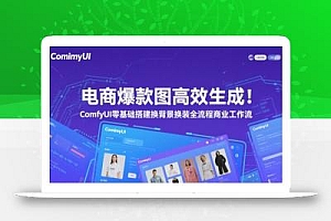 电商爆款图高效生成!ComfyUI 零基础搭建换背景换装全流程商业工作流