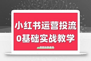 李老师·小红书运营投流,0基础实战教学(更新)