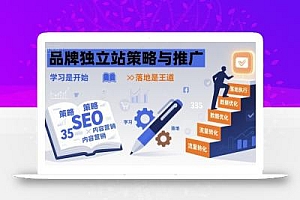 品牌独立站策略与推广,学习是开始,落地是王道