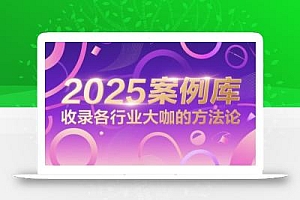 2025案例库,收录各行业大咖的方法论