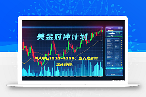 2025年最暴力项目“美金先登计划”最新最强对冲战法,每日实际收益1K-4K