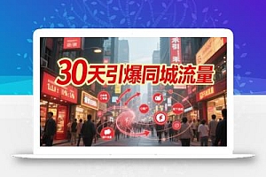 30天引爆同城流量:团购篇 认知篇 流量篇 来客篇 达人篇 老板人设IP篇 投流篇