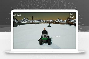 《割草机游戏:赛车 Lawnmower Game: Racing》Switch英文版NSP下载