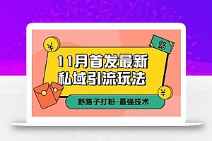 11月首发最新私域引流玩法,自动克隆爆款一键改写截流自热一体化 日引300+精准粉