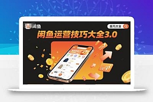 闲鱼运营技巧大全3.0,引爆店铺流量,手把手教你玩转二手电商平台