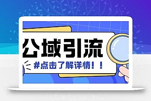 全公域平台,引流创业粉自热模版玩法,号称日引500+创业粉可矩阵操作