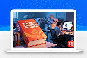 淘宝无货源电商进阶指南,包含新人课、进阶课,配套资料,蓝海选品等