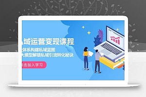 私域运营变现课程,3大体系构建私域蓝图,十大模型解锁私域引流转化秘诀