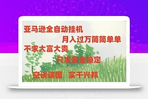 亚马逊全自动浏览挂机