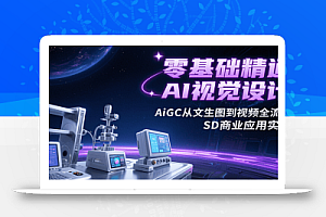 零基础精通AI视觉设计,AiGC从文生图到视频全流程,SD商业应用实战