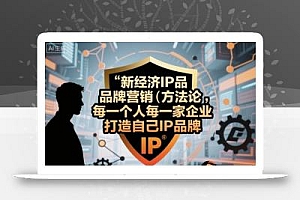 新经济IP品牌营销方法论,每一个人每一家企业都应该打造自己IP品牌