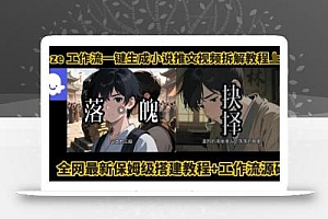 coze工作流一键生成小说推文视频搭建拆解教程,无需剪辑,无需拍摄写文案智能体拆解