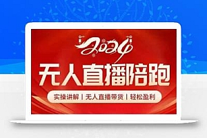 2024无人直播陪跑全套课,实操讲解,无人直播带货,轻松盈利