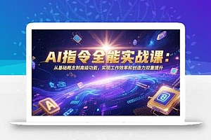AI指令全能实战课:从基础概念到高级功能,实现工作效率和创造力双重提升