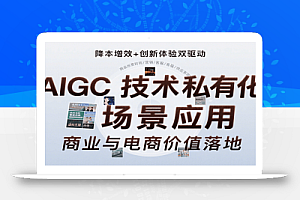 AIGC技术私有化场景应用,内容创作/视觉设计/私有化部署/商业应用/电商运营等