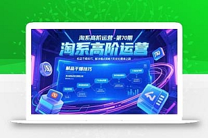 淘系高阶运营-第70期,标品干爆技巧,解决难点策略,大佬操盘方法
