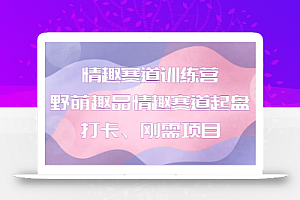 情趣赛道训练营 野萌趣品情趣赛道起盘打卡、刚需项目