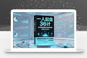 一人起盘36计:从零搭建稳定变现系统,实现低成本创业,月入五位数+