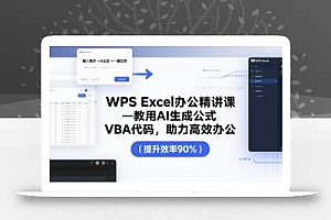WPS Excel办公精讲课,教用 AI 生成公式,VBA 代码,助力高效办公