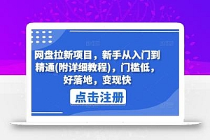 网盘拉新项目,新手从入门到精通(附详细教程),门槛低,好落地,变现快