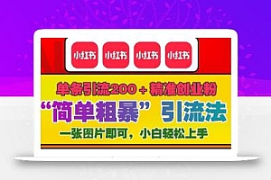 12月底小红书”简单粗暴“引流法,单条引流200+精准创业粉