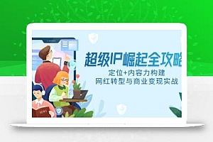 超级IP崛起全攻略,定位+内容力构建,网红转型与商业变现实战