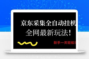 京东采集全自动挂G项目,全网最新玩法新手一天轻松5张【揭秘】