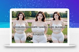 微胖女孩舞蹈AI视频制作提示词(含绘图词、视频词) 跳舞+视频教程