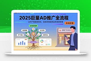 2025巨量AD推广全流程,从开户到投放优化,实现本地实体业务高效获客