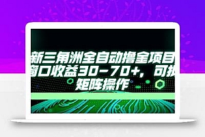 最新三角洲全自动撸金项目,单窗口收益30-70+,可批量矩阵操作