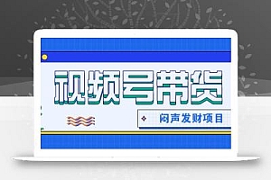 微信视频号带货项目,轻松日赚赚2000+,这个挣钱入口很多伙伴都在闷声发财