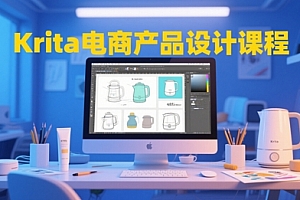 大梦老师·Krita电商产品设计课程