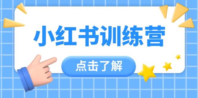 小红书训练营,助小白入门,掌握技巧变达人,课程实操又全面(12节课)