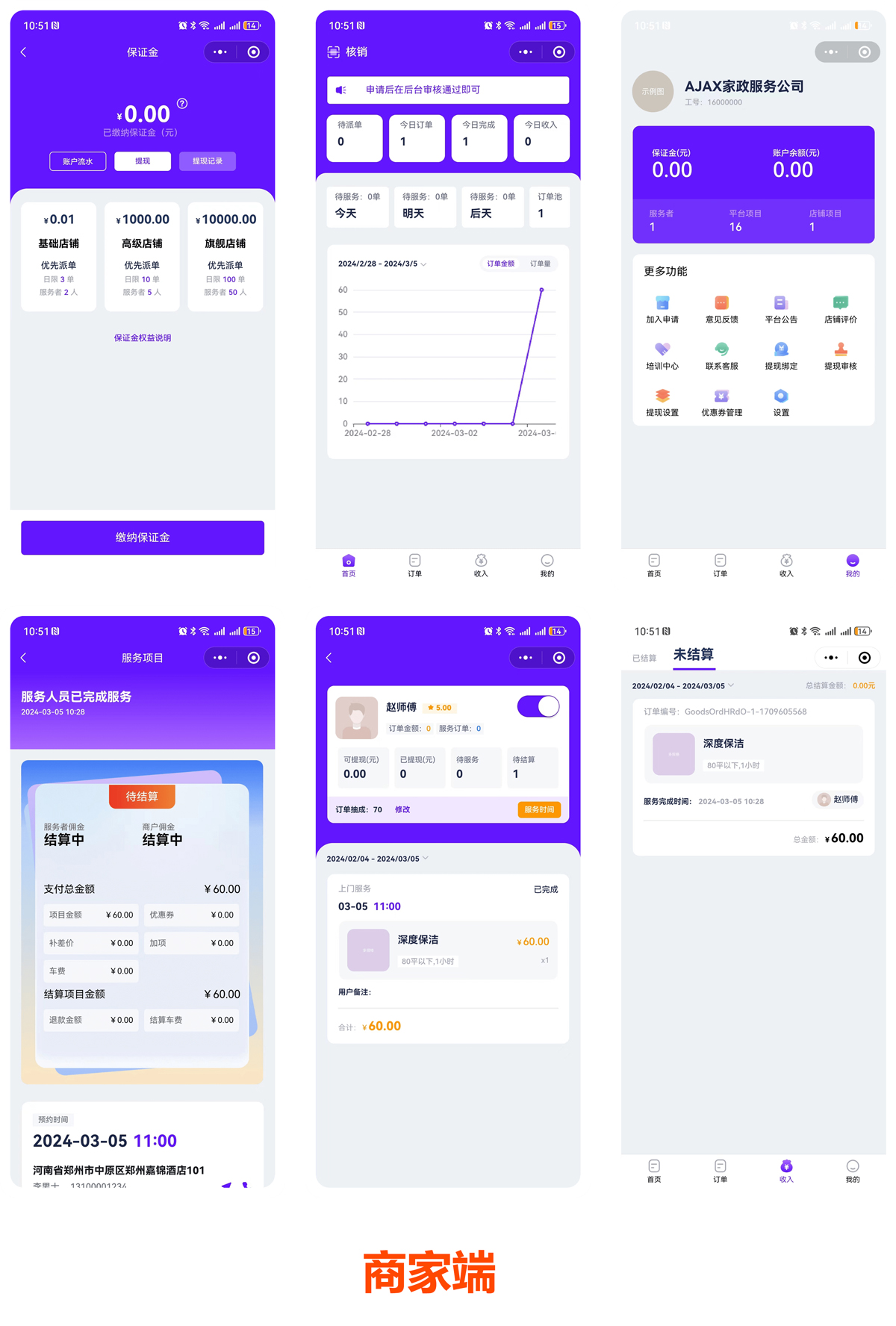 同城预约上门服务家政(Thinkphp+原生微信小程序)