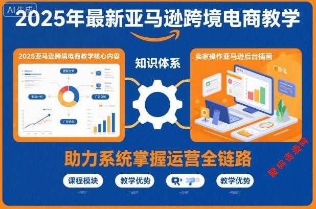 2025年最新亚马逊跨境电商教学,助力卖家系统掌握亚马逊运营全链路知识