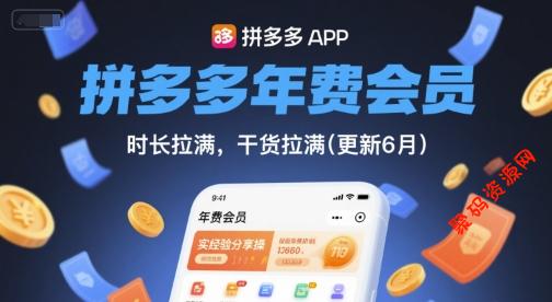 拼多多年费会员,实经验分享操,时长拉满,干货拉满(更新12月)