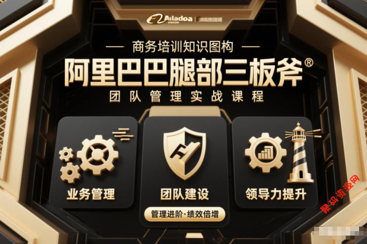 团队管理必学课程系列,阿里巴巴“腿部三板斧”